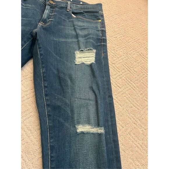 Frame Denim L’Homme Slim Distressed Jeans - Picture 3 of 9